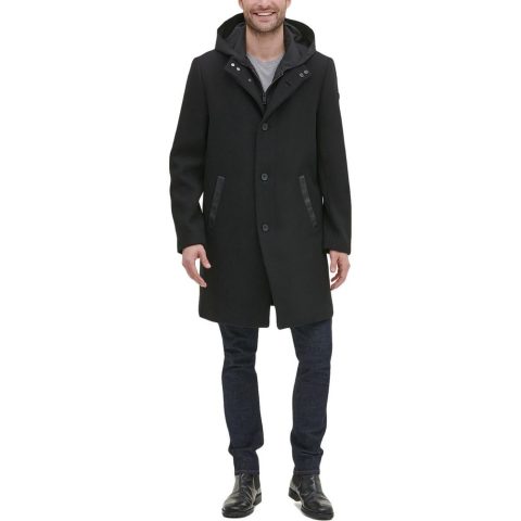 Wool Blend Midi Jacket