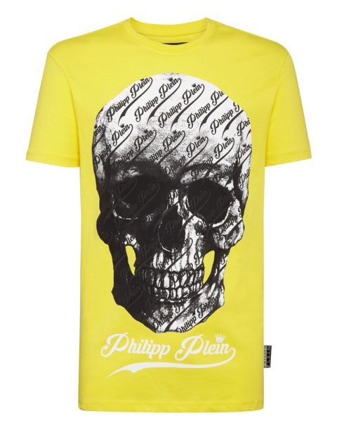 T-shirt Round Neck SS Allover skull