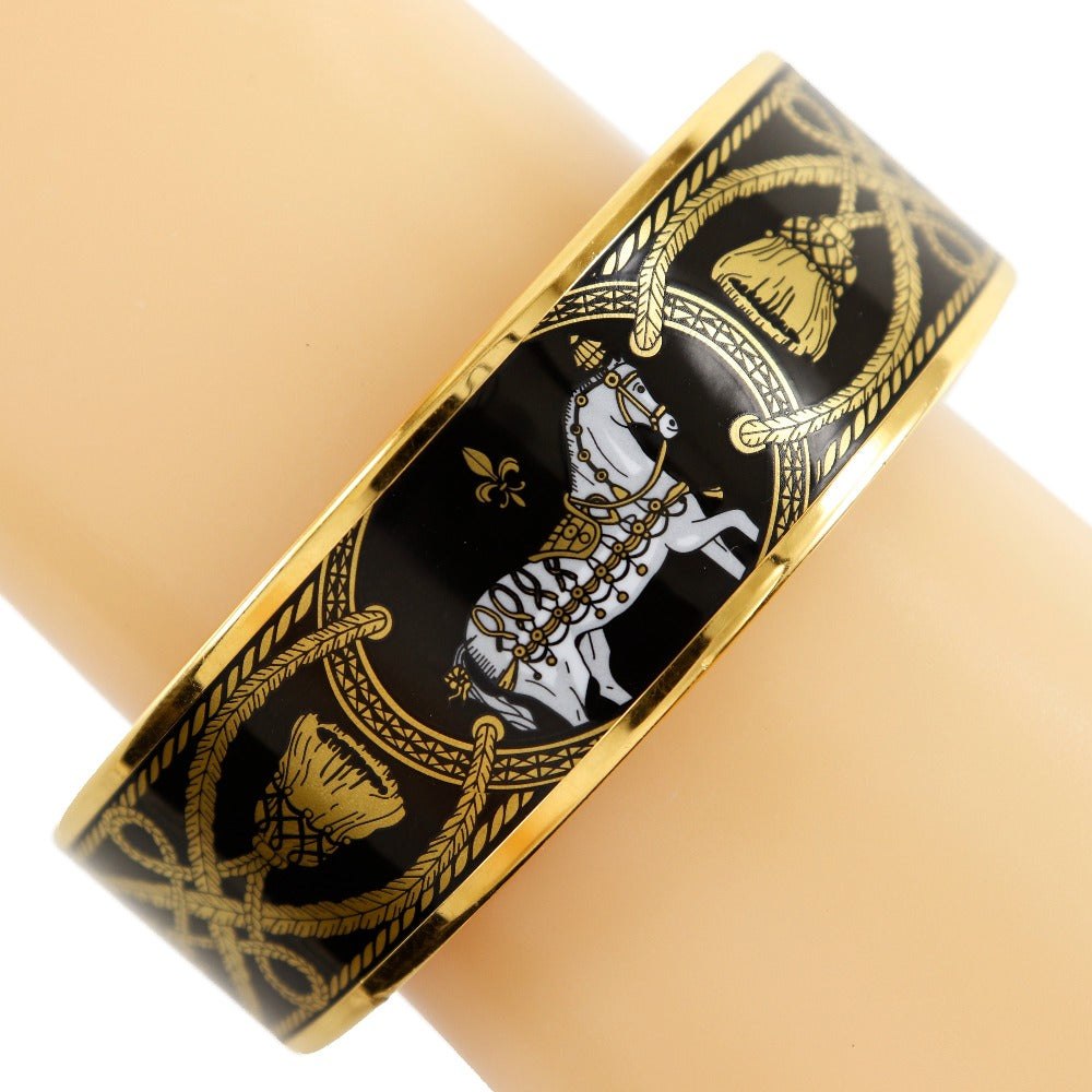 Hermes Enamel Grand Apparat Bangle GM Enamel Bangle