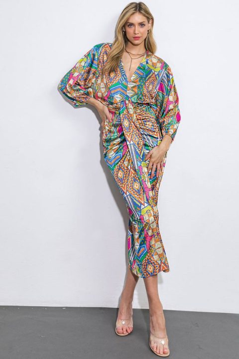 NOTHING’S CHANGED WOVEN MIDI DRESS