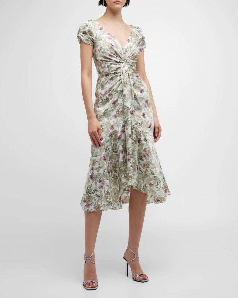 Walker Floral Dress In Multi