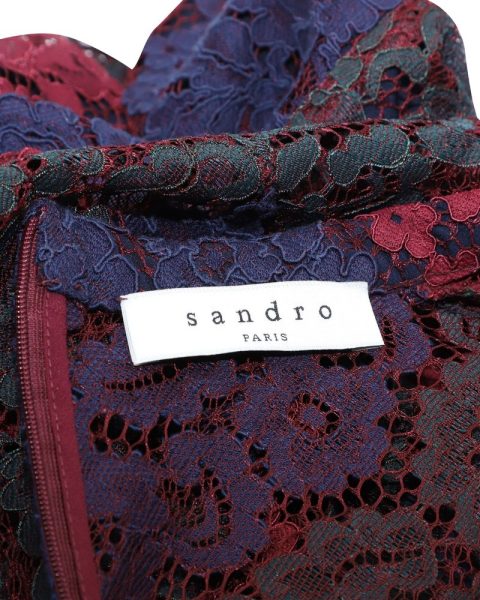 Sandro Paris Rodney Lace Dress in Multicolor Polyamide 7748747788348