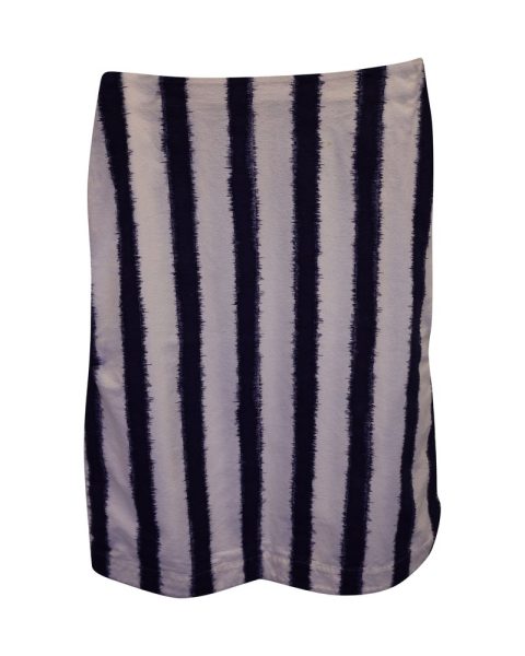 Marni Striped Skirt in Blue Cotton 7748747952188