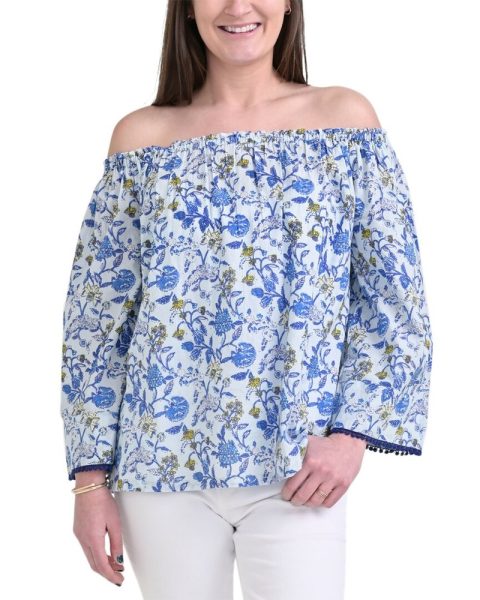 Pomegranate Off The Shoulder Top 7304395194428