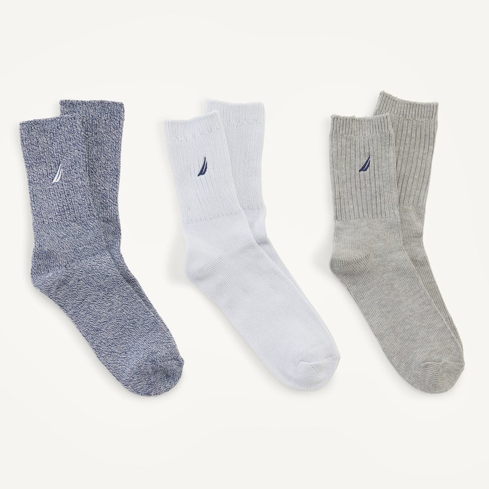 Nautica Crew Socks, 3-Pack