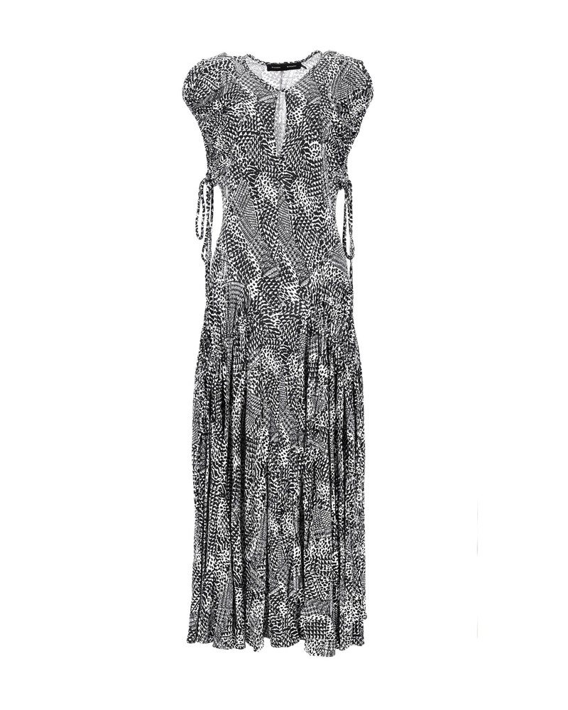 Proenza Schouler Printed Jersey Midi Dress in Multicolor Viscose 7748749426748