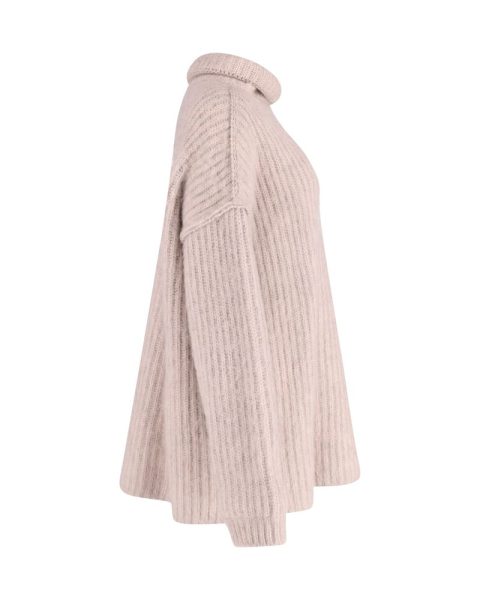 Maison Martin Margiela Oversized Sweater in Cream Virgin Wool 7748749492284