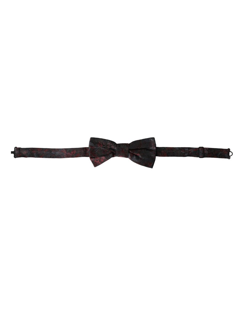 Dolce & Gabbana Floral Adjustable Neck Men Bow Men’s Tie