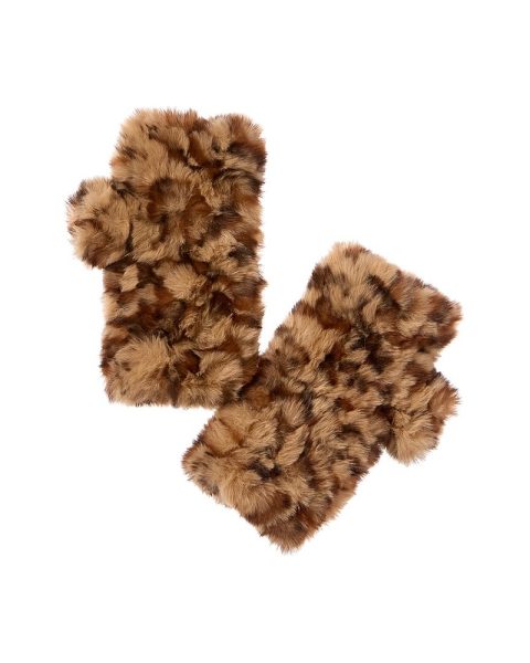 Surell Accessories Knitted Stretchy Texting Mittens
