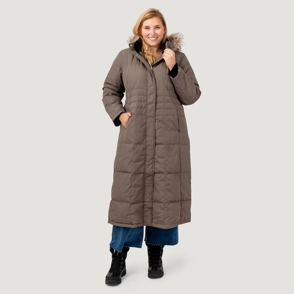Free Country Women’s Plus Size Full Length Splendor Down Jacket