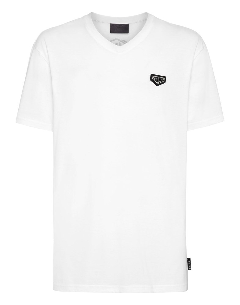 T-shirt V-Neck SS stones Philipp Plein No Limit$