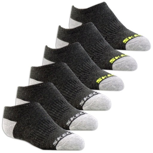 Skechers Boy’s 6 Pack Full Terry No Show Sock