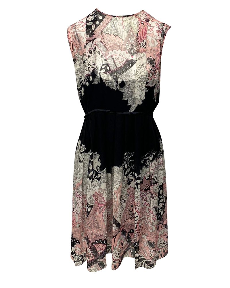 Jonathan Saunders Marlow Georgette Printed Dress 7748757979196