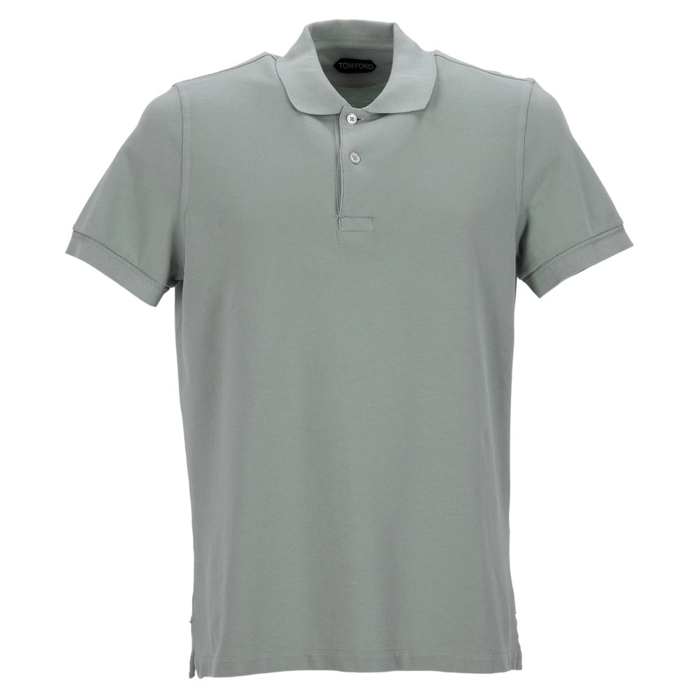 Tom Ford Polo Shirt in Green Cotton 7748757717052