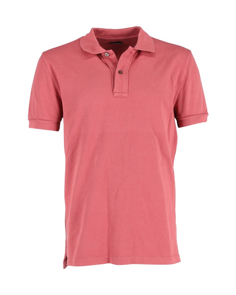 Tom Ford Polo Shirt in Red Cotton 7748758110268