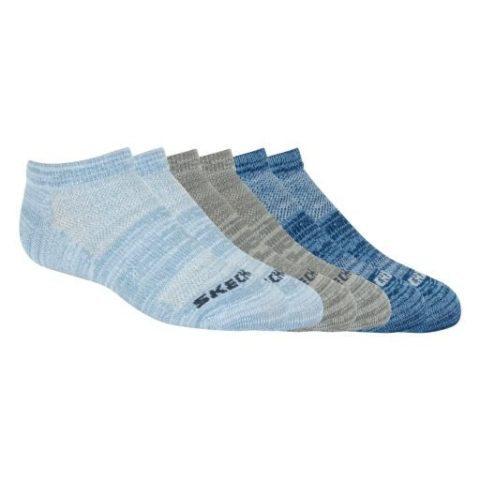 Skechers Boy’s 6 Pack Non Terry Low Cut Sock