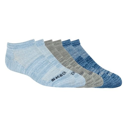 Skechers Boy’s 6 Pack Non Terry Low Cut Sock