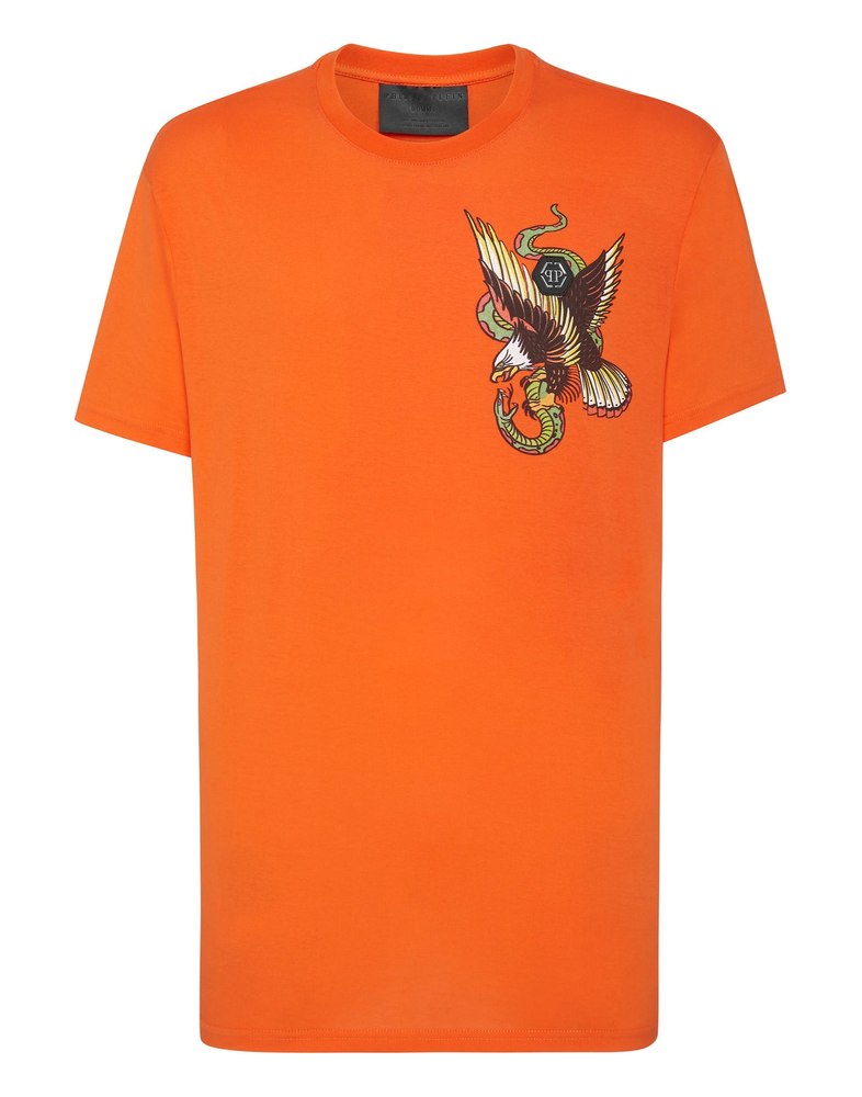 T-shirt Round Neck SS Stones Gothic Plein