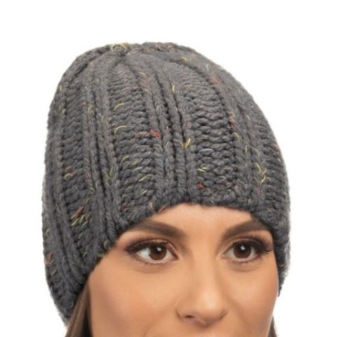 Lemon Women’s Speckled Chucky Ribbed Beanie