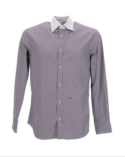 Dsquared2 Striped Shirt in Multicolor Cotton 7748760010812