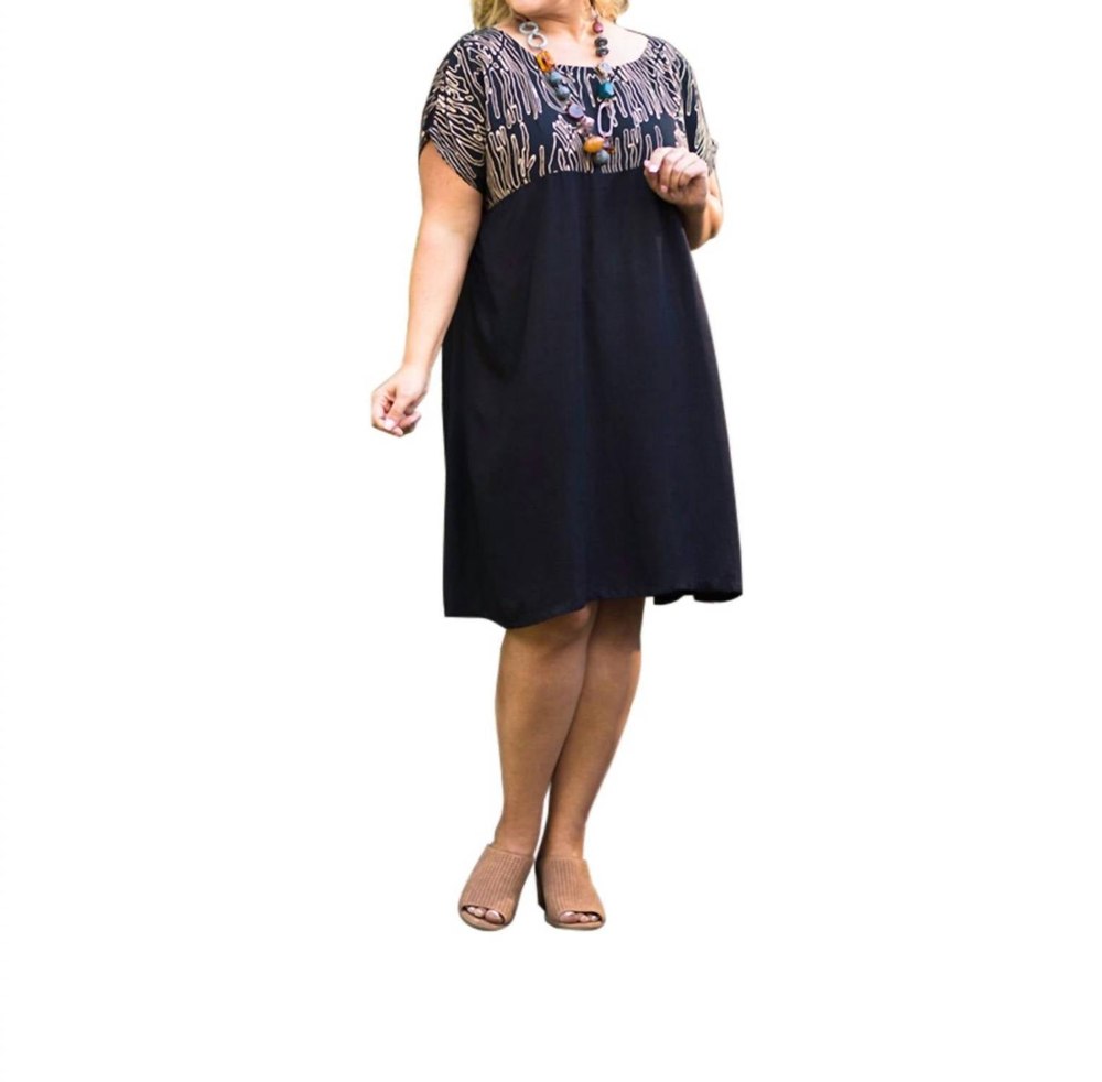 Shelby Short Sleeve Dress – Plus Size In Sketch