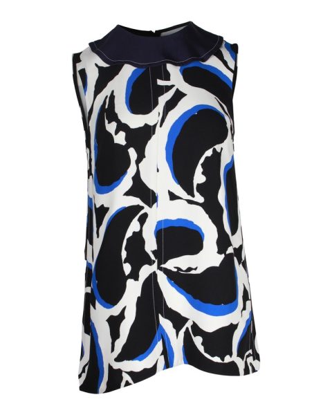 Marni Printed Sleeveless Top in Multicolor Viscose 7748766105660