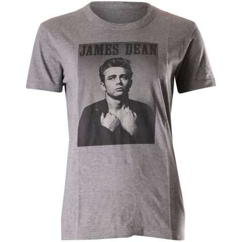 Dolce & Gabbana James Dean Short Sleeve T-shirt in Grey Cotton 7748775379004