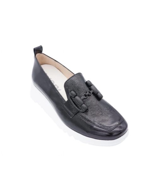 Women’s Platform Wedge Loafer In Black