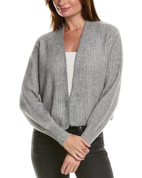 Forte Cashmere Plaited Wool & Cashmere-Blend Cardigan 7823816687676