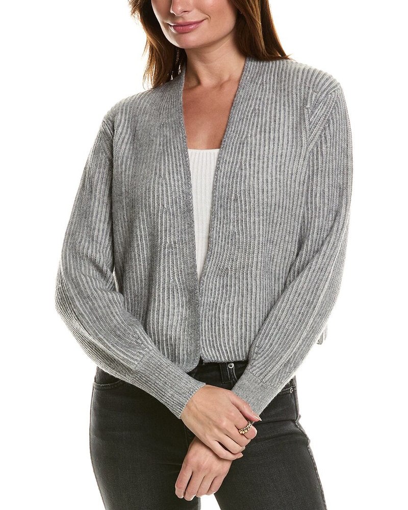 Forte Cashmere Plaited Wool & Cashmere-Blend Cardigan 7823816687676