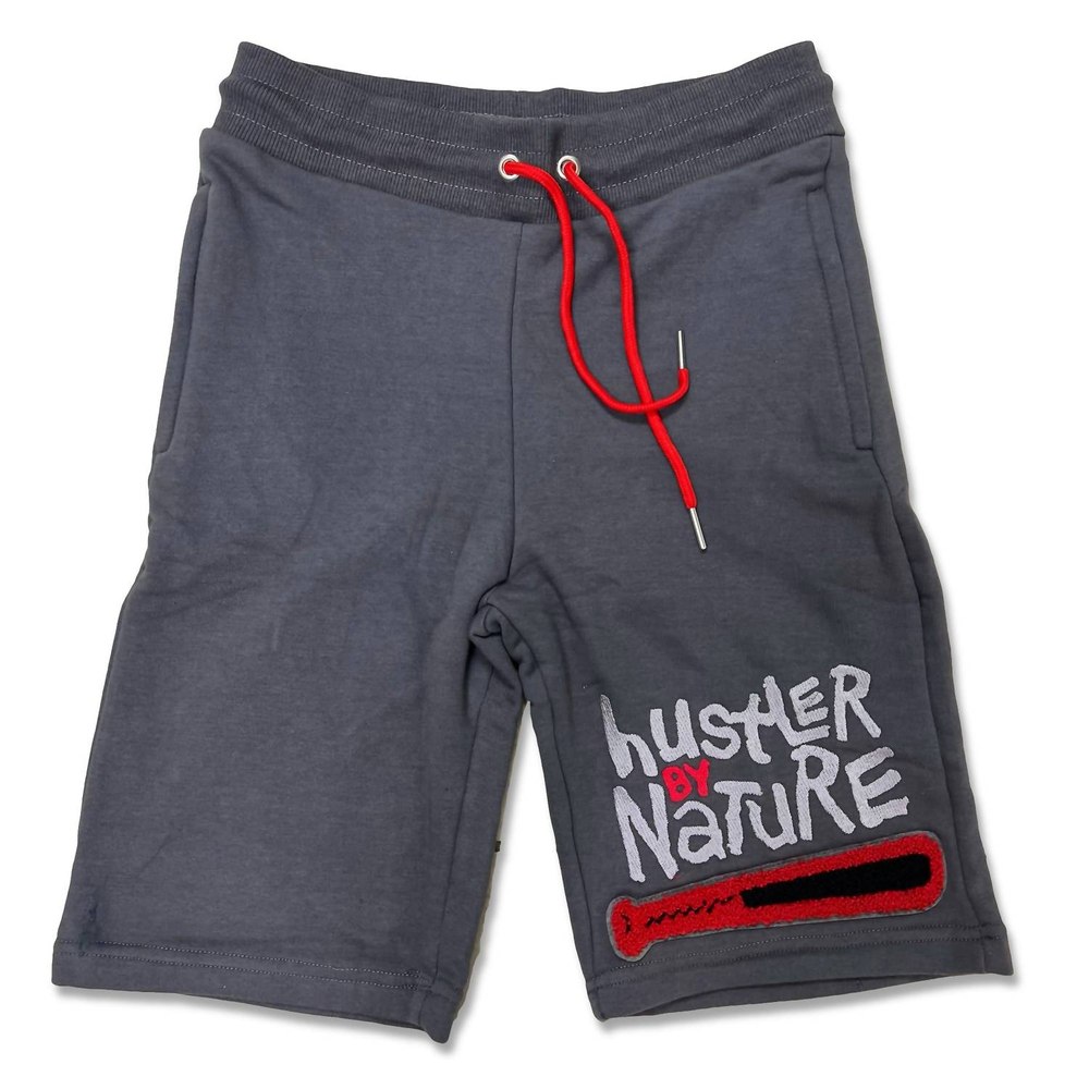 Men’s 4’s Infrared Hustler Shorts In Charcoal