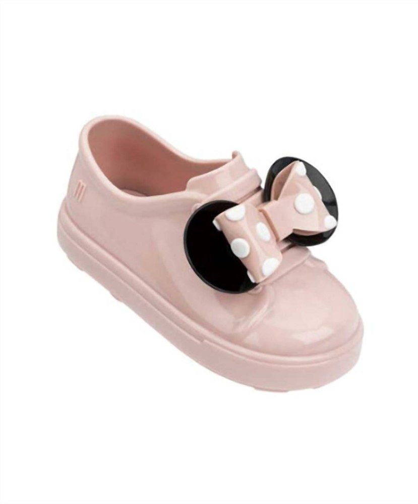 Girl’s Mini Be Shoes In Minnie Pink/black