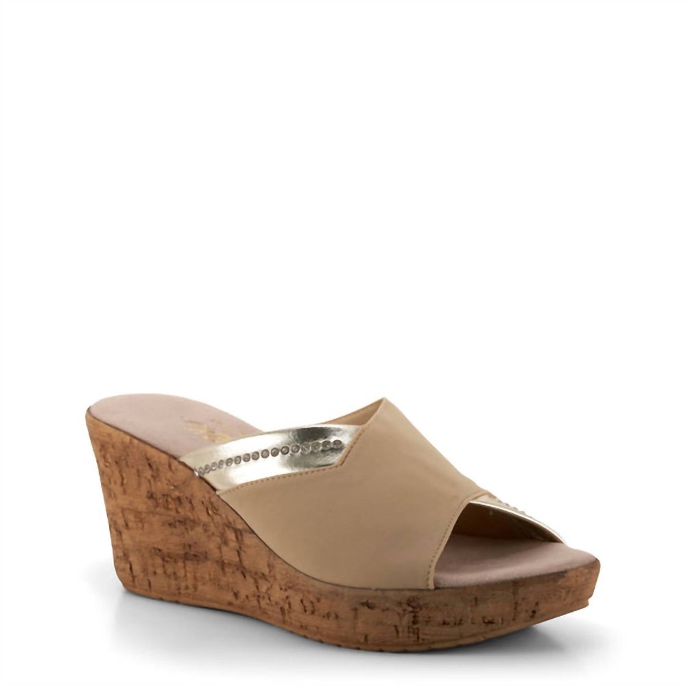 Women’s Maggi Wedge Sandals In Beige