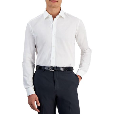 Valerio Solid Cotton Button-Down Shirt