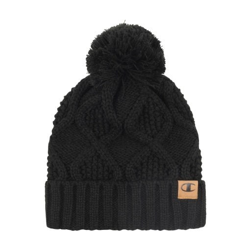 Champion Women’s Diamond Cable Cuff Pom Beanie