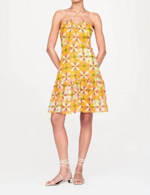 Alisa Mini Dress In Papaya