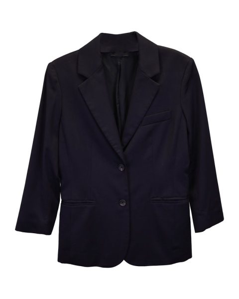 The Row Blazer in Navy Wool 7748774395964