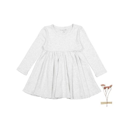 The Long Sleeve Dress – Oatmeal