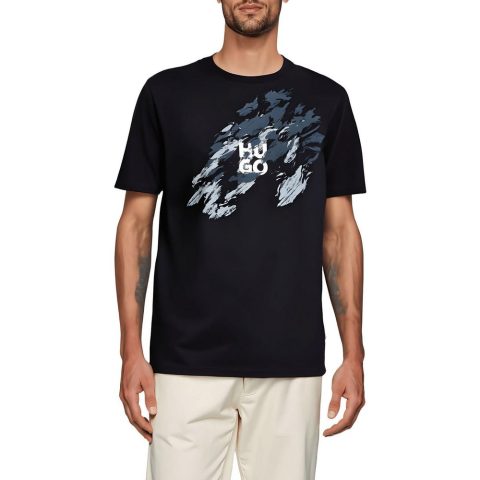 Dergatroid Logo Cotton Graphic T-Shirt