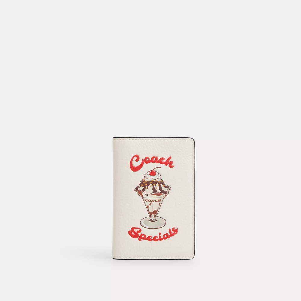 Coach Outlet Id Wallet With Sundae Graphic