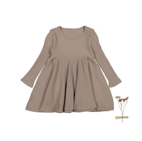 The Long Sleeve Dress – Taupe