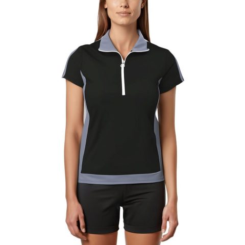 Collar Nylon 1/2 Zip Top