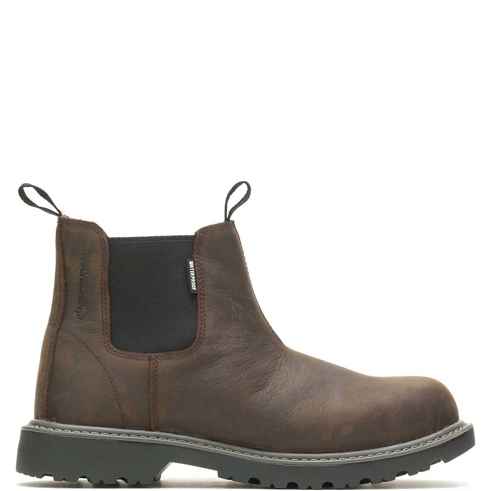 Men’s Floorhand Work Romeo Boot In Dark Brown