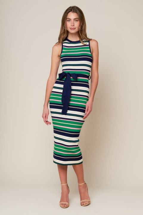 LET’S GO ABROAD SWEATER DRESS