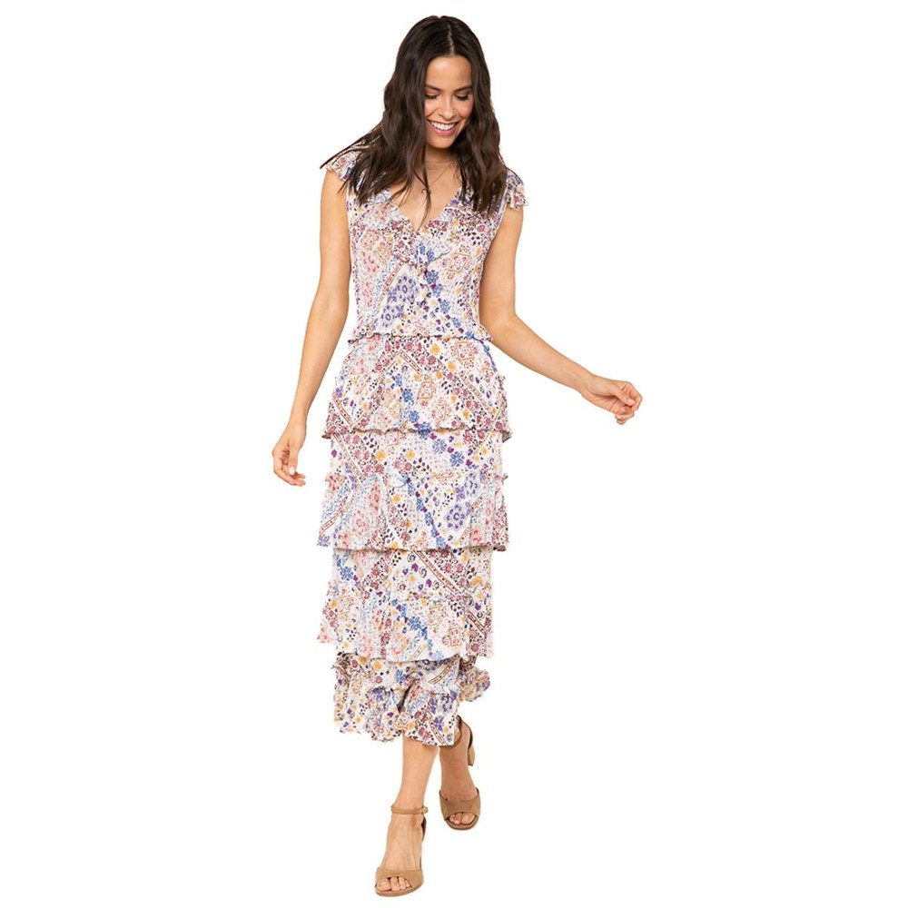 Romina Lurex Blend Long Maxi Dress