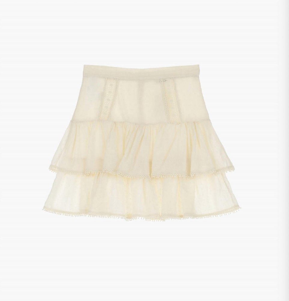 Womens Samba Summer Skirt In Vanilla