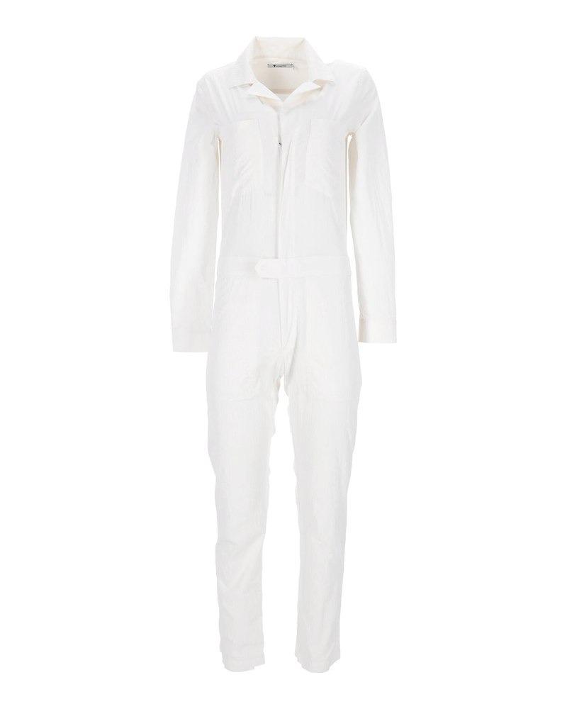 T Alexander Wang Utility Jumpsuit in White Cotton 7748814864444