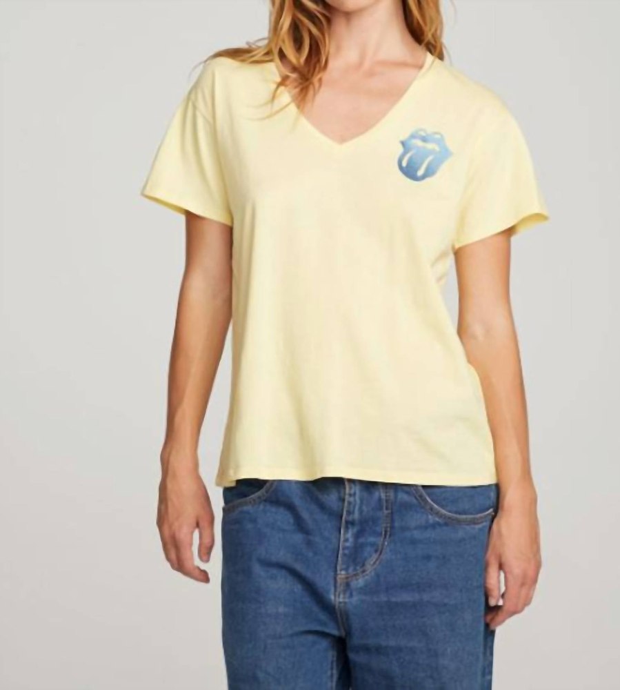 North America Tour Tee In Lemon