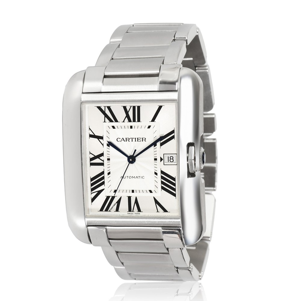 Cartier Tank Anglaise W5310008 Men’s Watch in Stainless Steel 7748804902972
