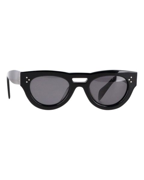 Celine Cat Eye Sunglasses in Black Plastic